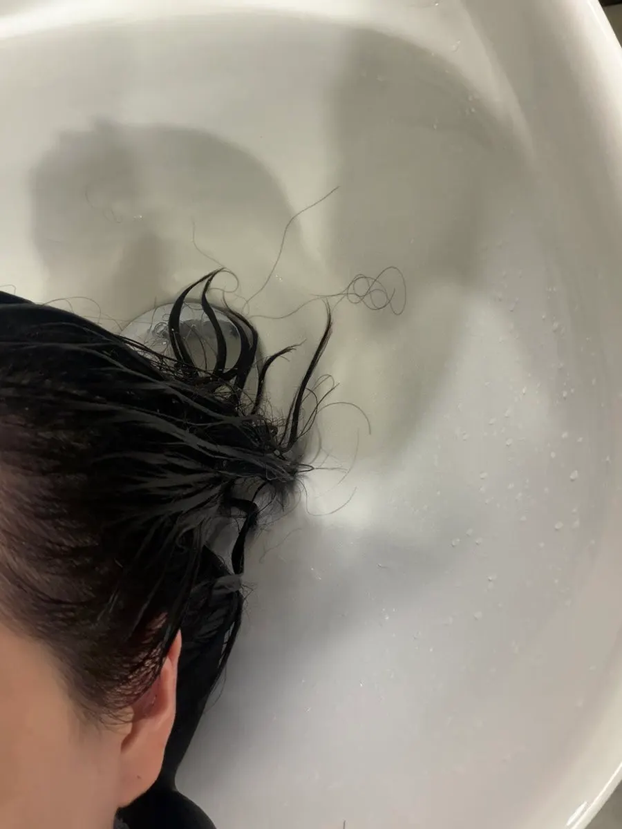 High-molecular keratin protein care after shampooing
