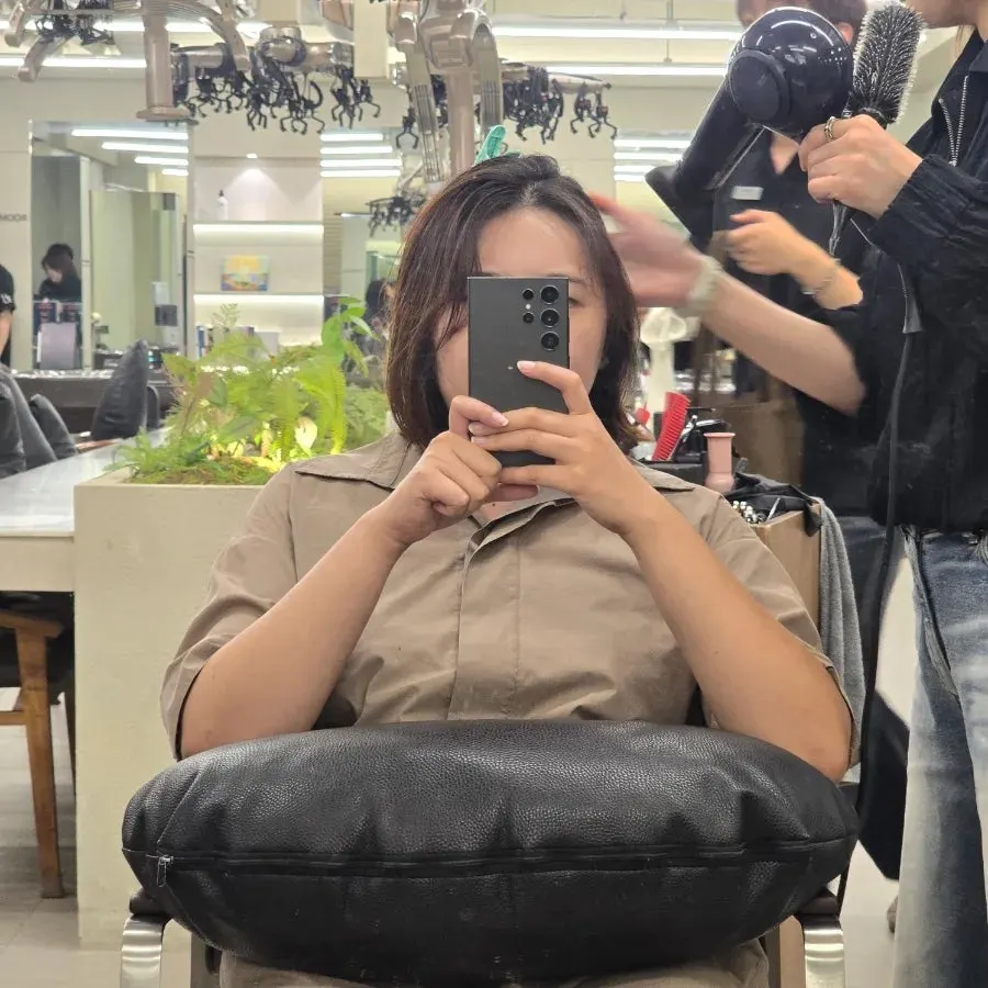 Hair after the roughly 1 hour 20 minute treatment