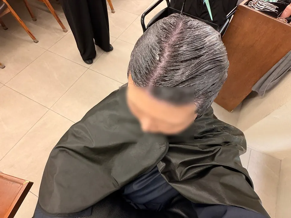 The dye formula turned dark after time passed