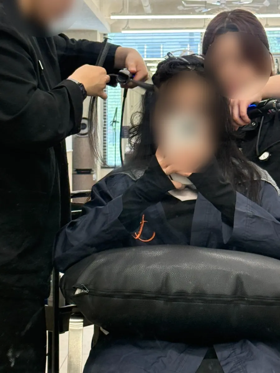 뿌리매직과 레이어드컷을 마친 헤어스타일