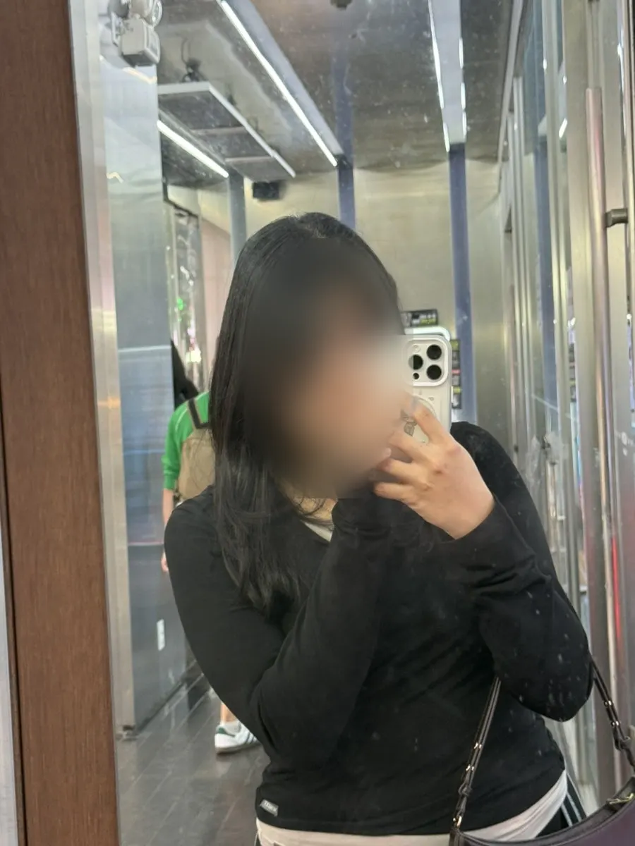 앞머리를 다시 낸 겨울 헤어스타일 완성컷