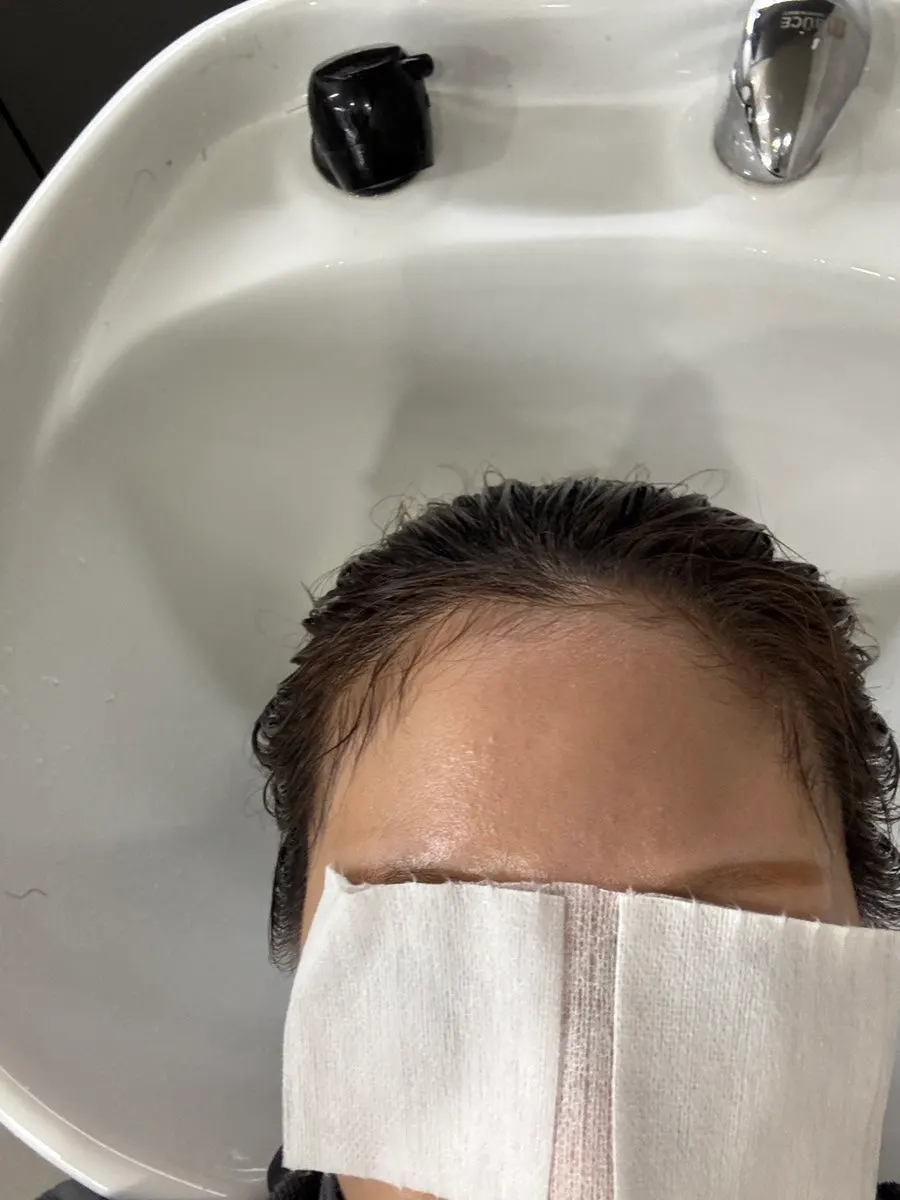 Cozy atmosphere of the shampoo room