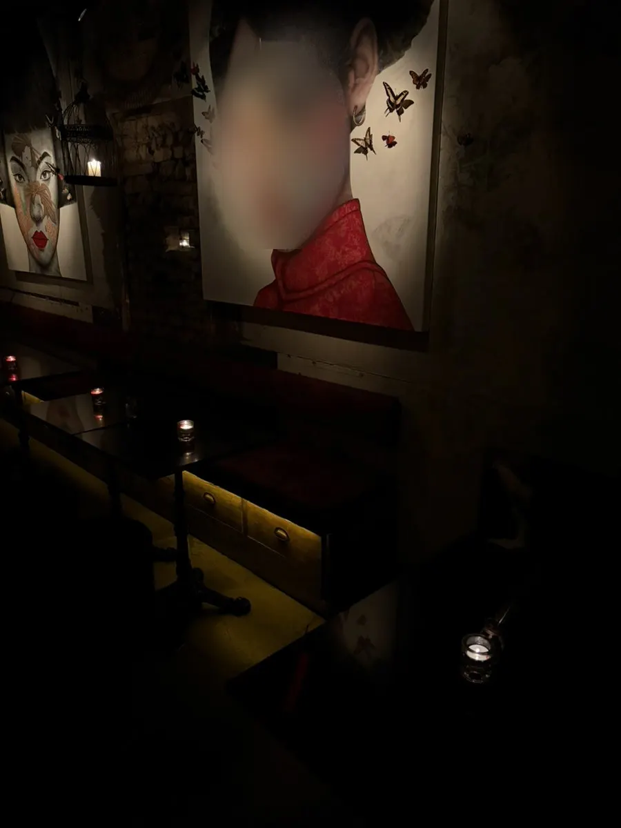 Stairs leading down to Birdman's basement level