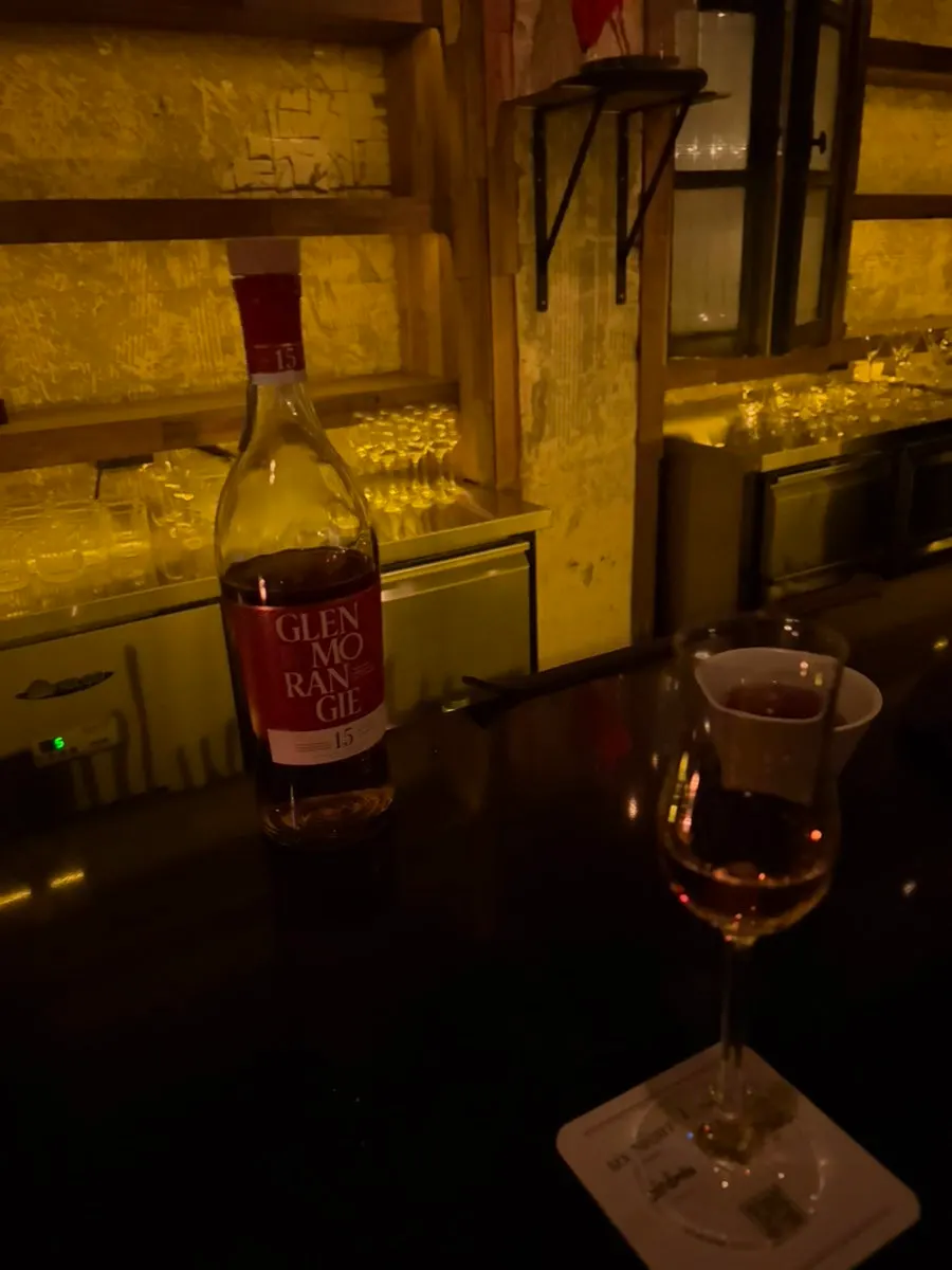 Whisky and cocktail menu at Birdman