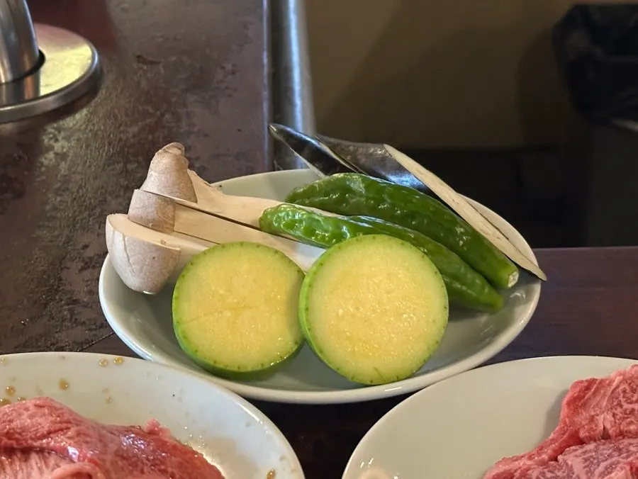 가지 고추 버섯 호박 구이용 채소
