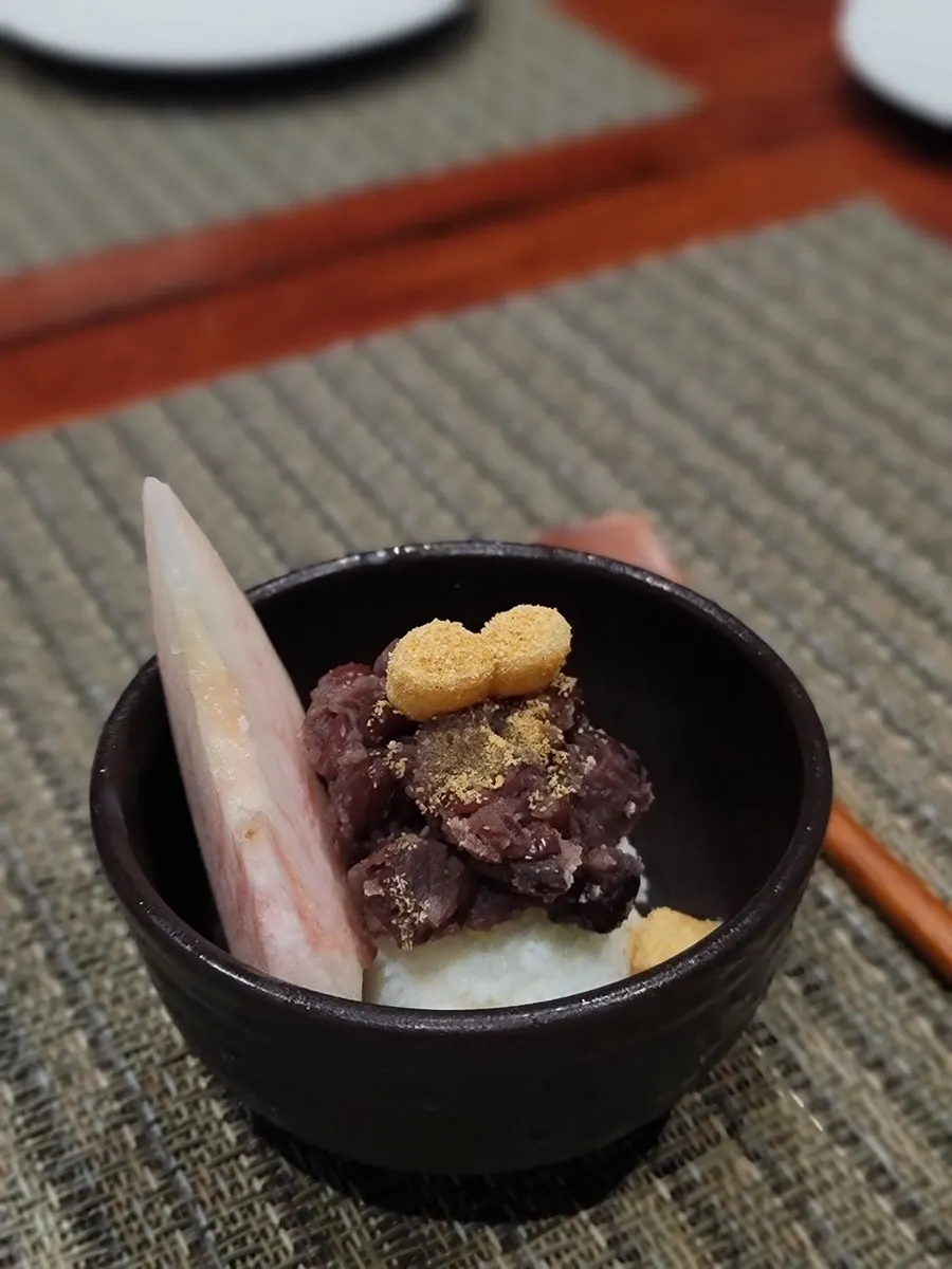 Patbingsu served for dessert
