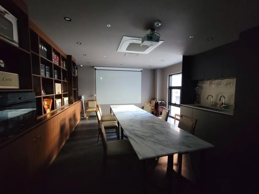 A full view of the private room interior at Bistro Chai Plus