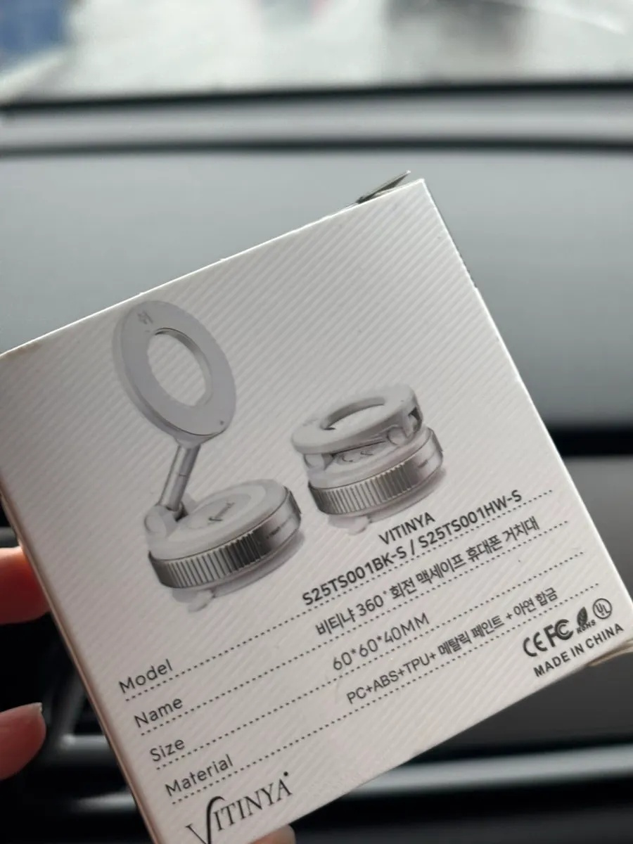 Vitinya phone mount received quickly before a trip