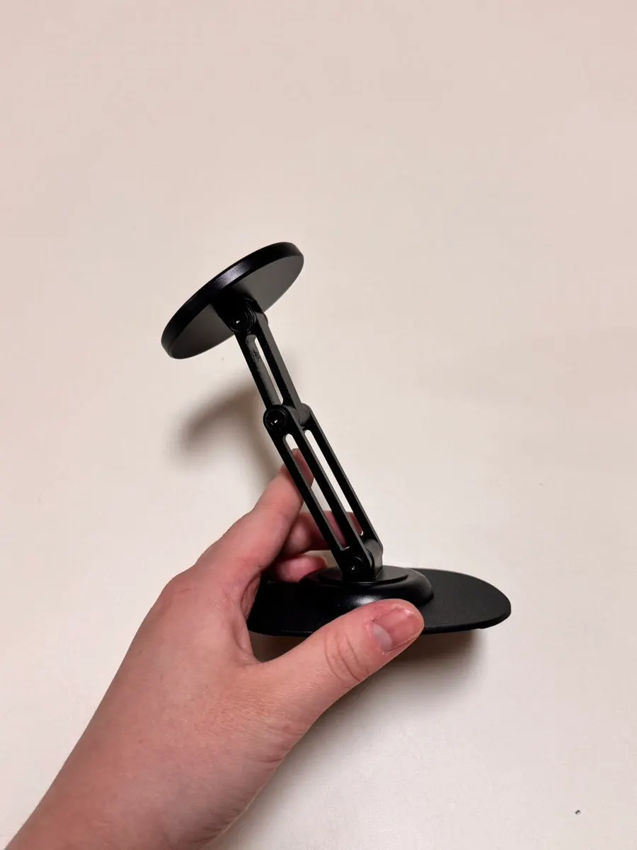 Smartphone stand with adjusted height and angle