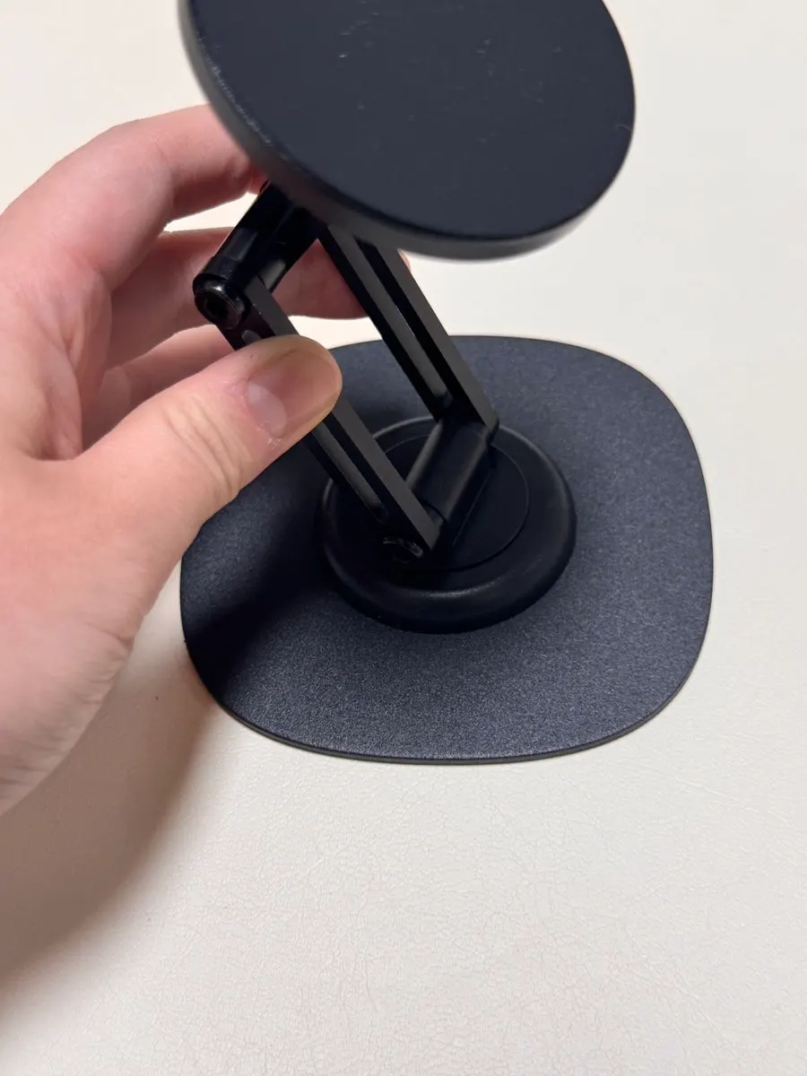 Smartphone stand held securely in place