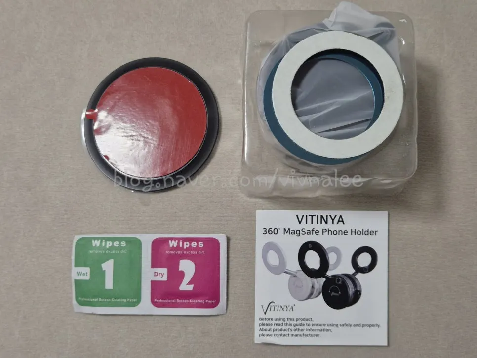 Mount, circular pad, and magnetic ring components