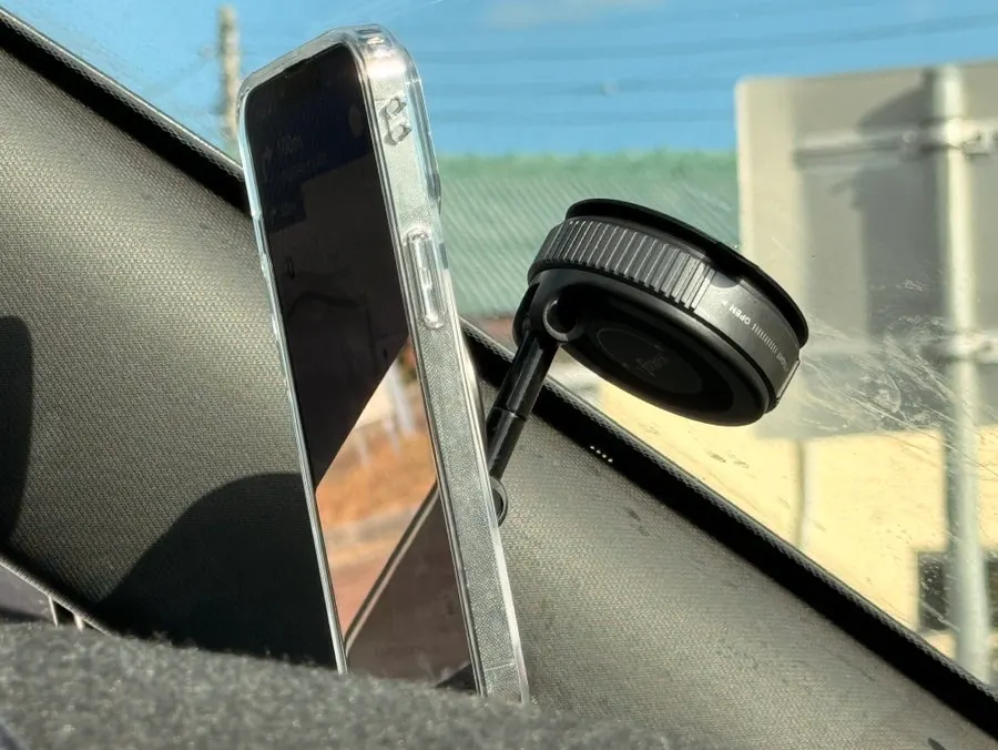 Bitinya MagSafe car mount with 360-degree angle adjustment
