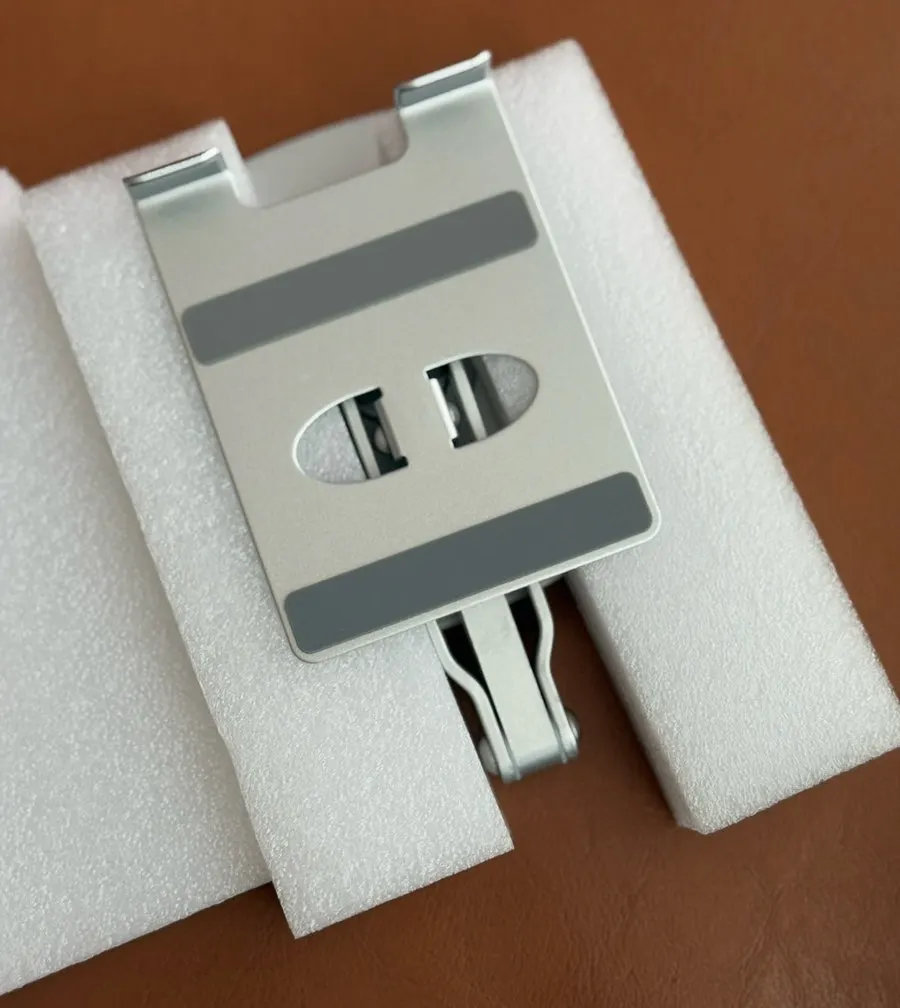 Looking at a drawing using the tablet cover stand