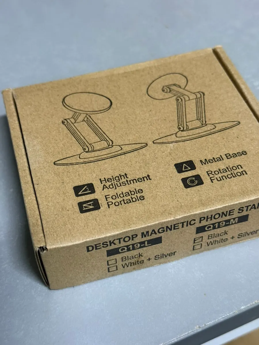 MagSafe stand explaining magnetic strength and angle adjustment