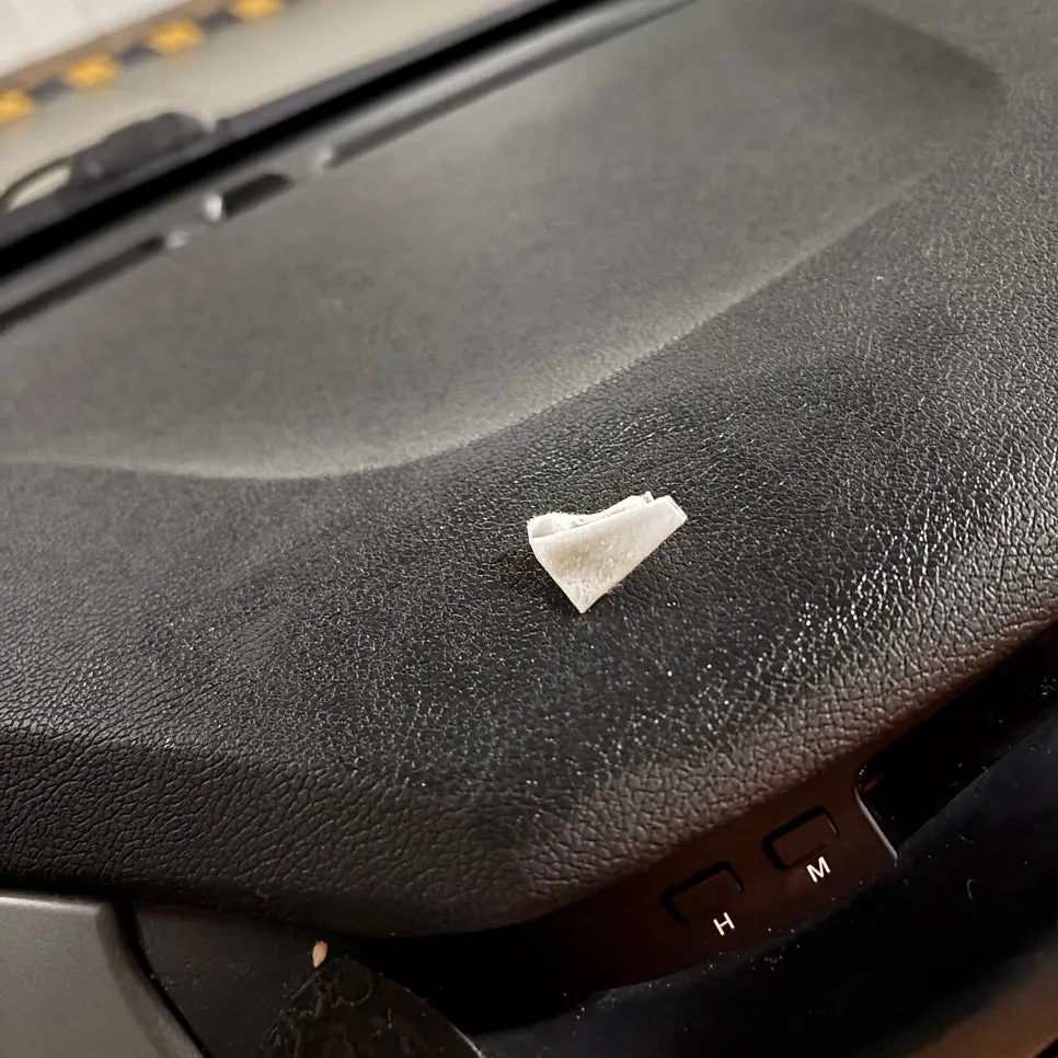 Preparing for car attachment after cleaning