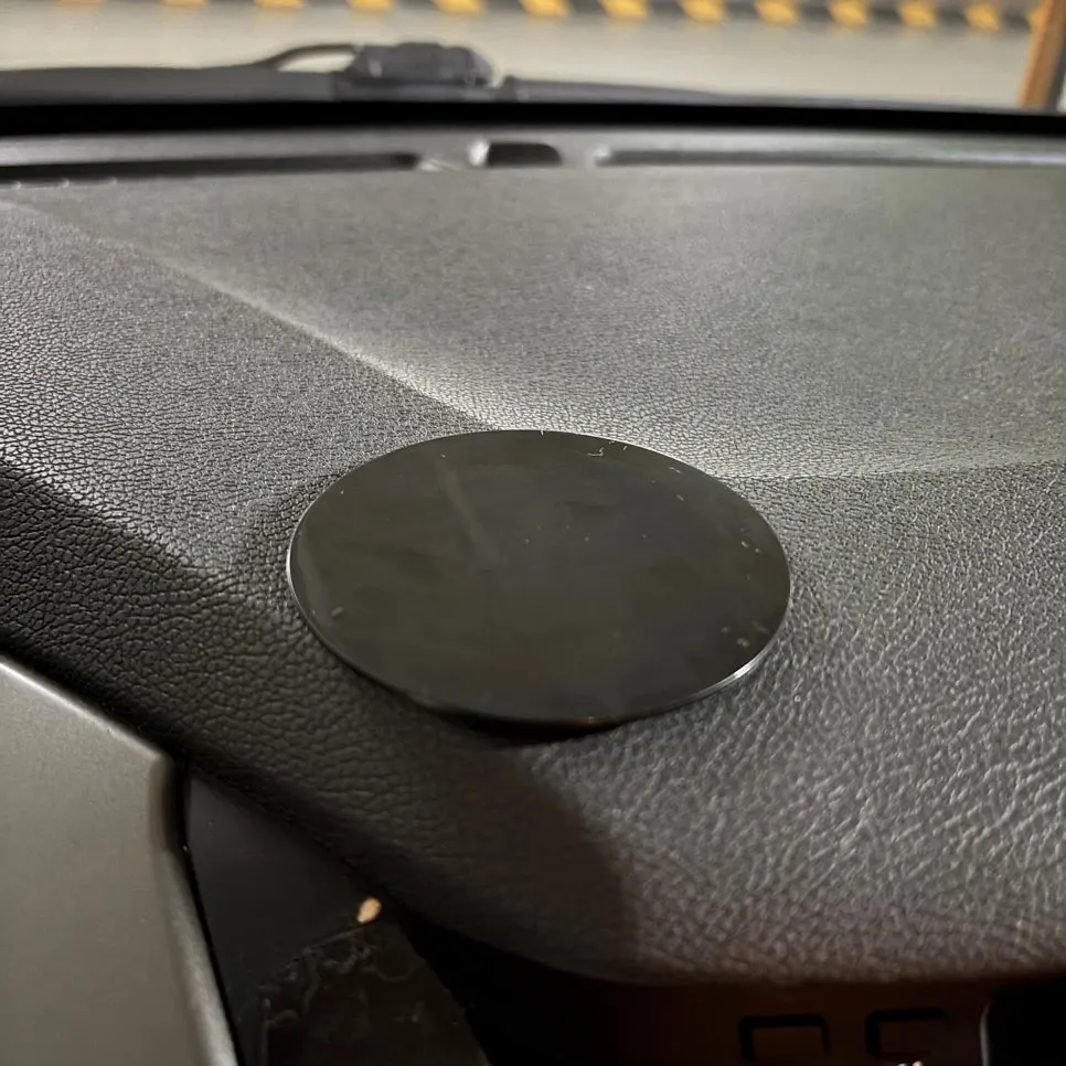 MagSafe mount installed inside a car