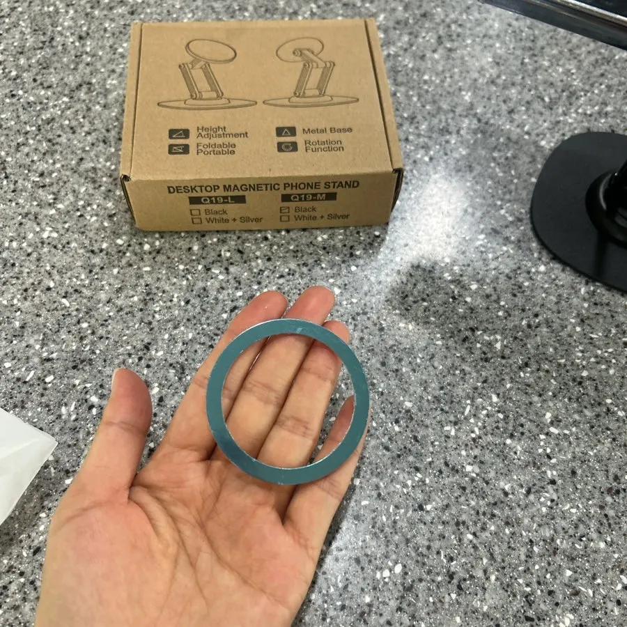 Stand with included MagSafe magnetic stickers