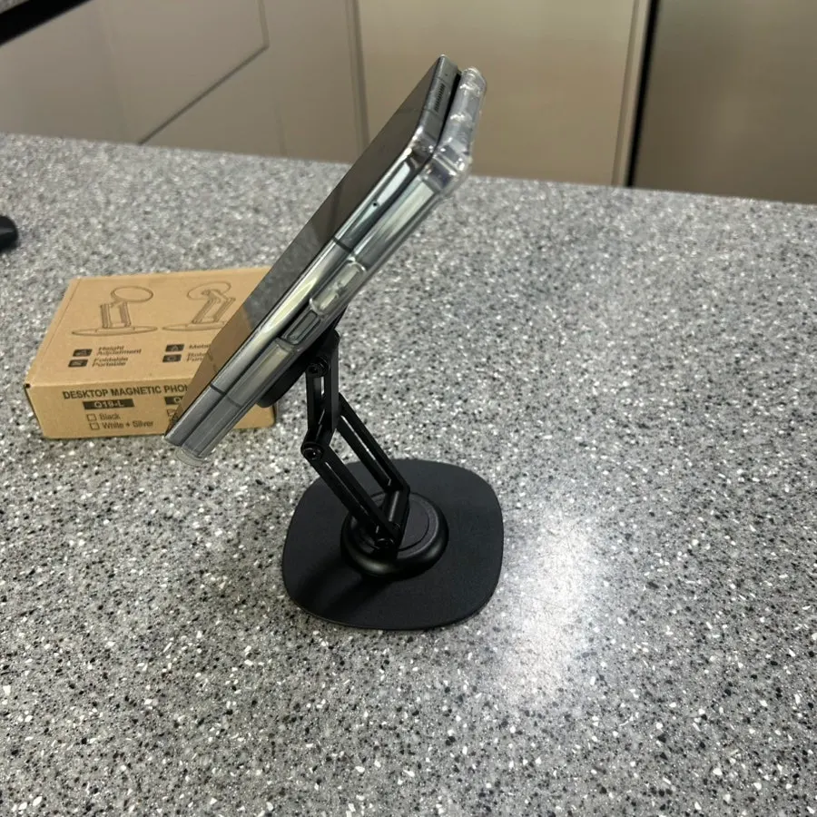 MagSafe stand highlighting its firm hold