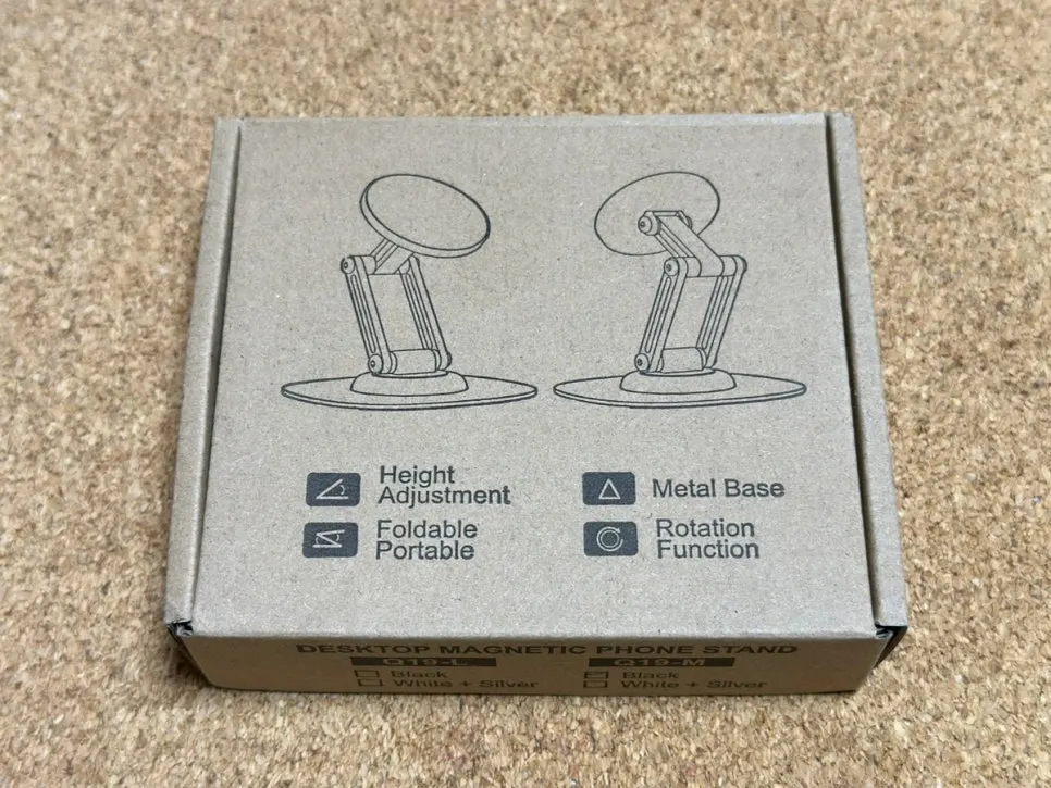 MagSafe phone stand for iPhone being used for the first time