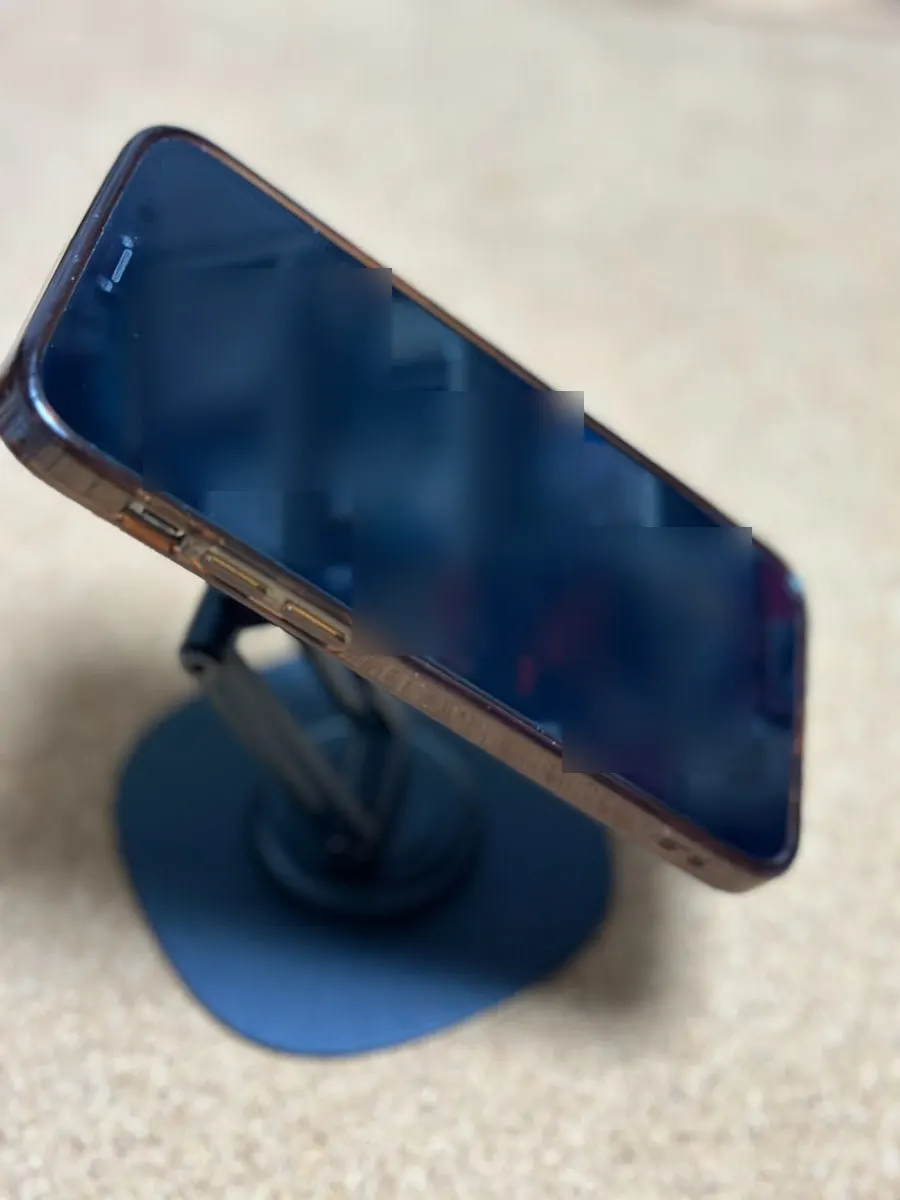 Phone stand base with a non-slip pad