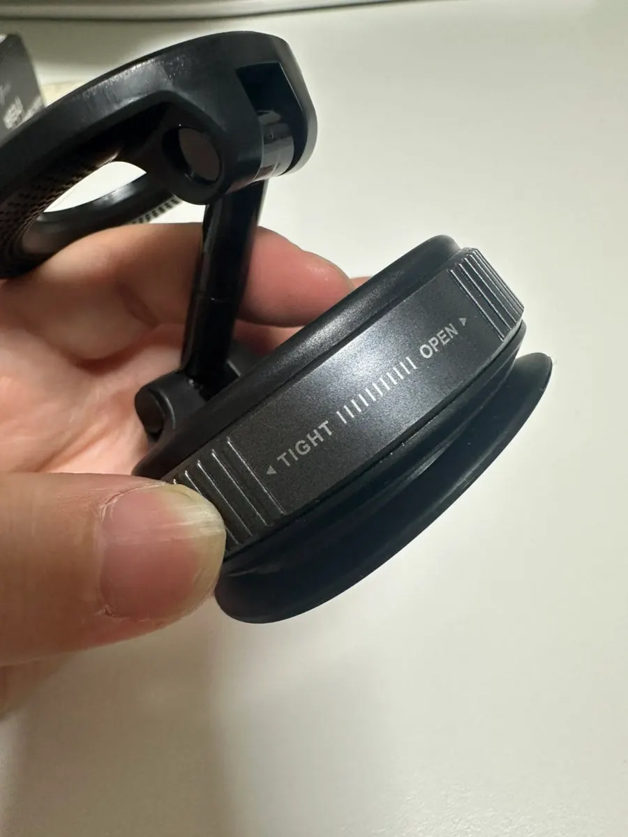 Mount being tested for angle adjustment