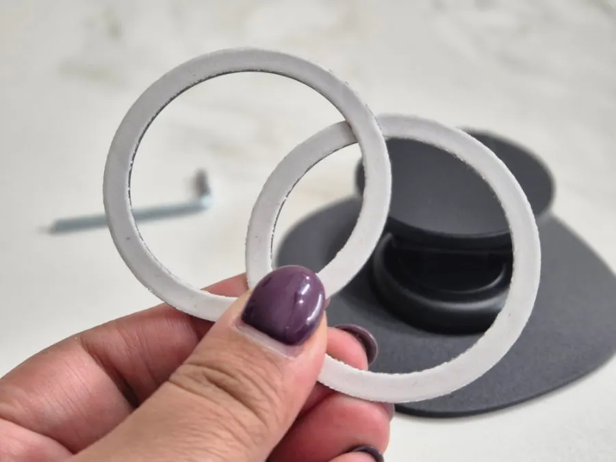 EVA-case tablet and attached ring
