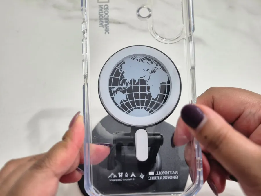 Metal ring for Galaxy devices and stand