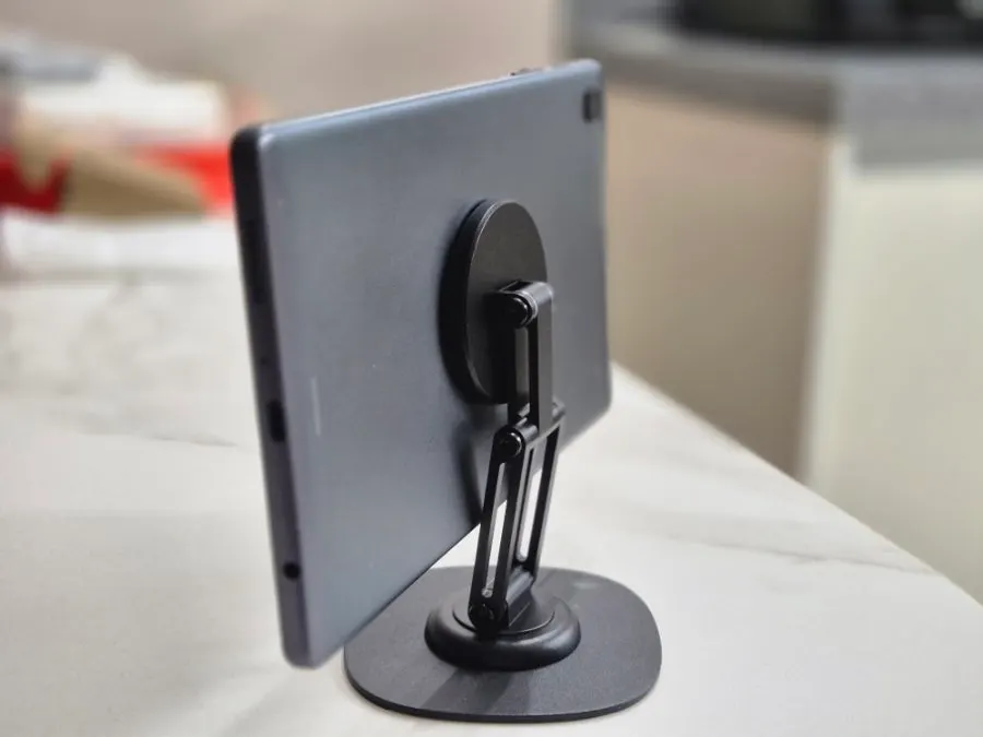 Tablet angle adjustment for work and video watching