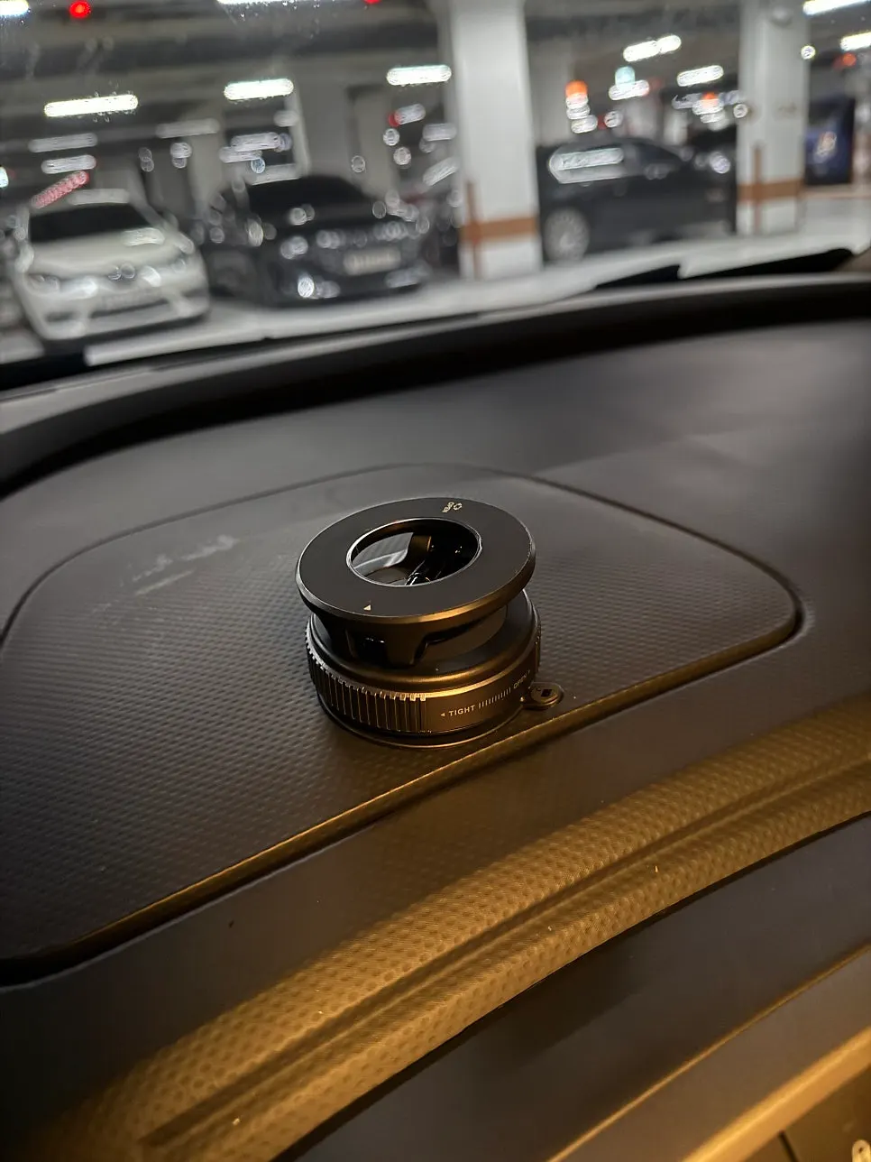 Car display installation location
