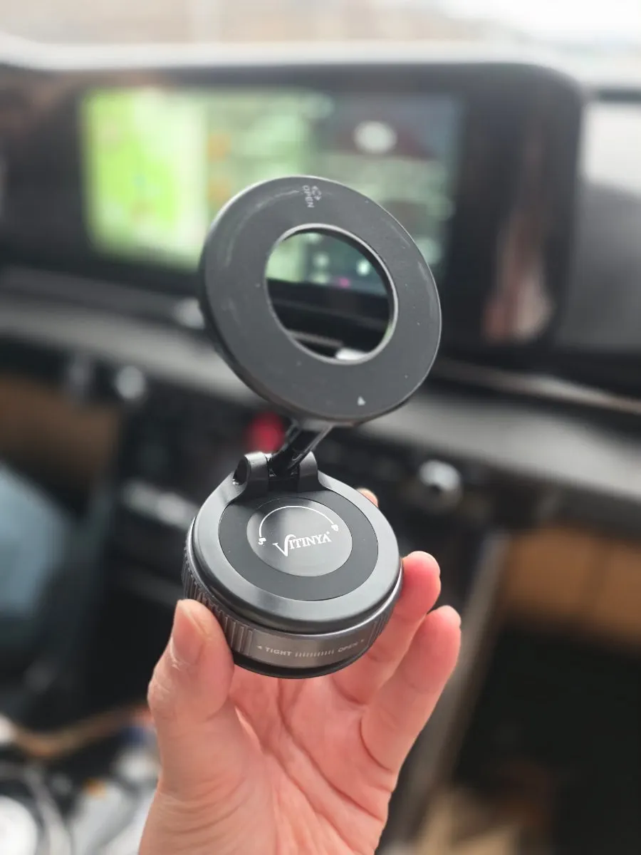 Suction mount for everyday spaces outside the car