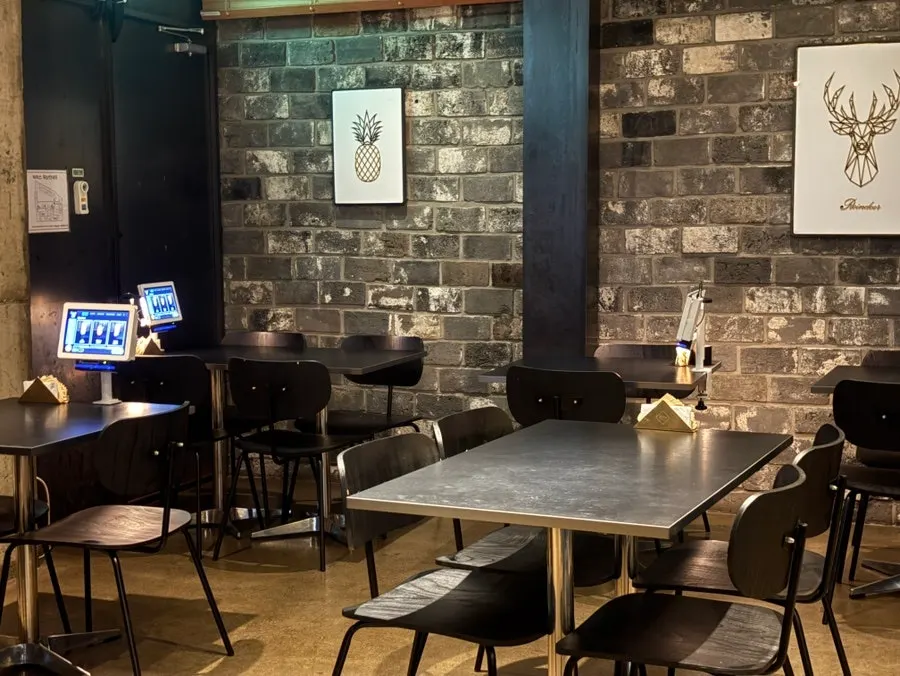 Regular table seating at Bitters