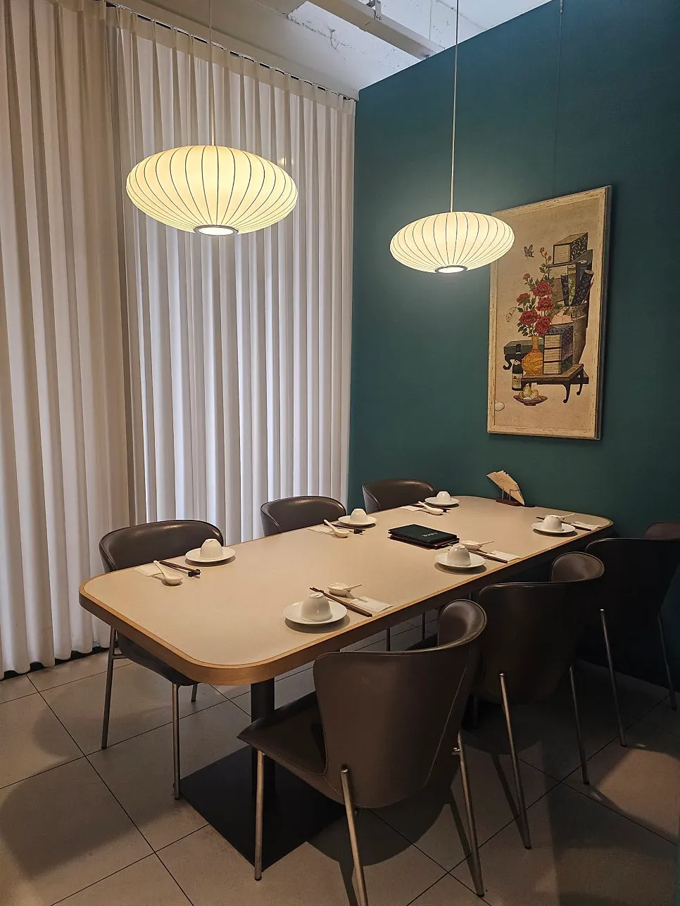 Inside a private room at Bobo Sikdang Apgujeong