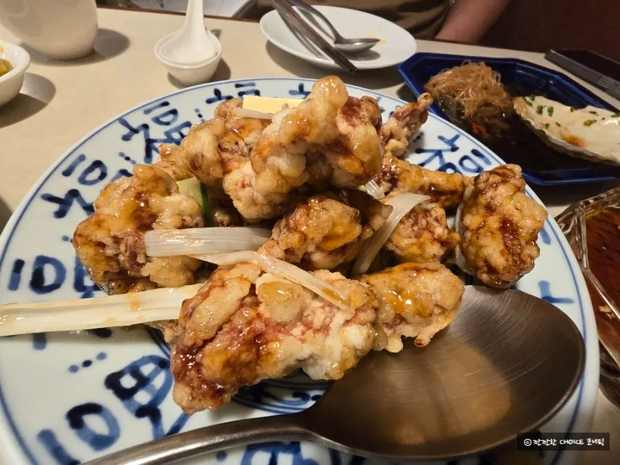 추가로 주문한 돼지 안심 탕수육