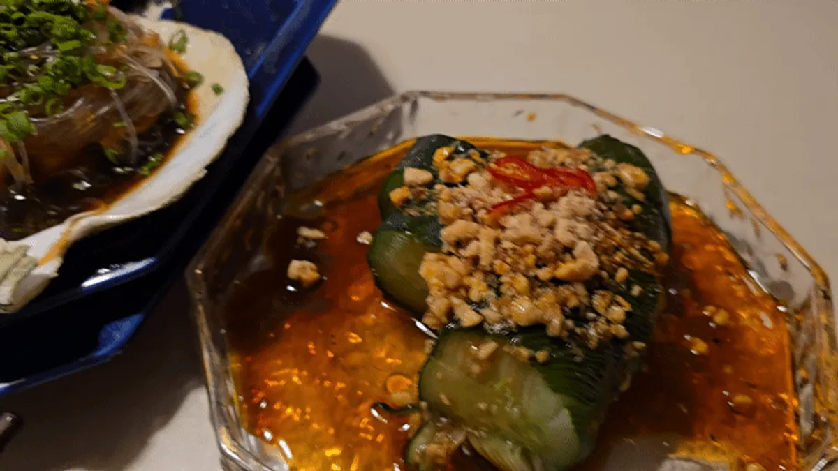 보보식당 압구정점 2인 세트 한 상 차림