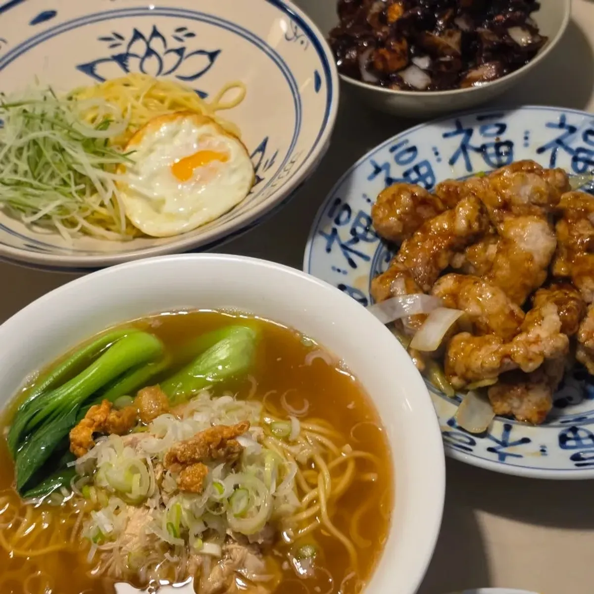 압구정 보보식당 중식 요리 한 상