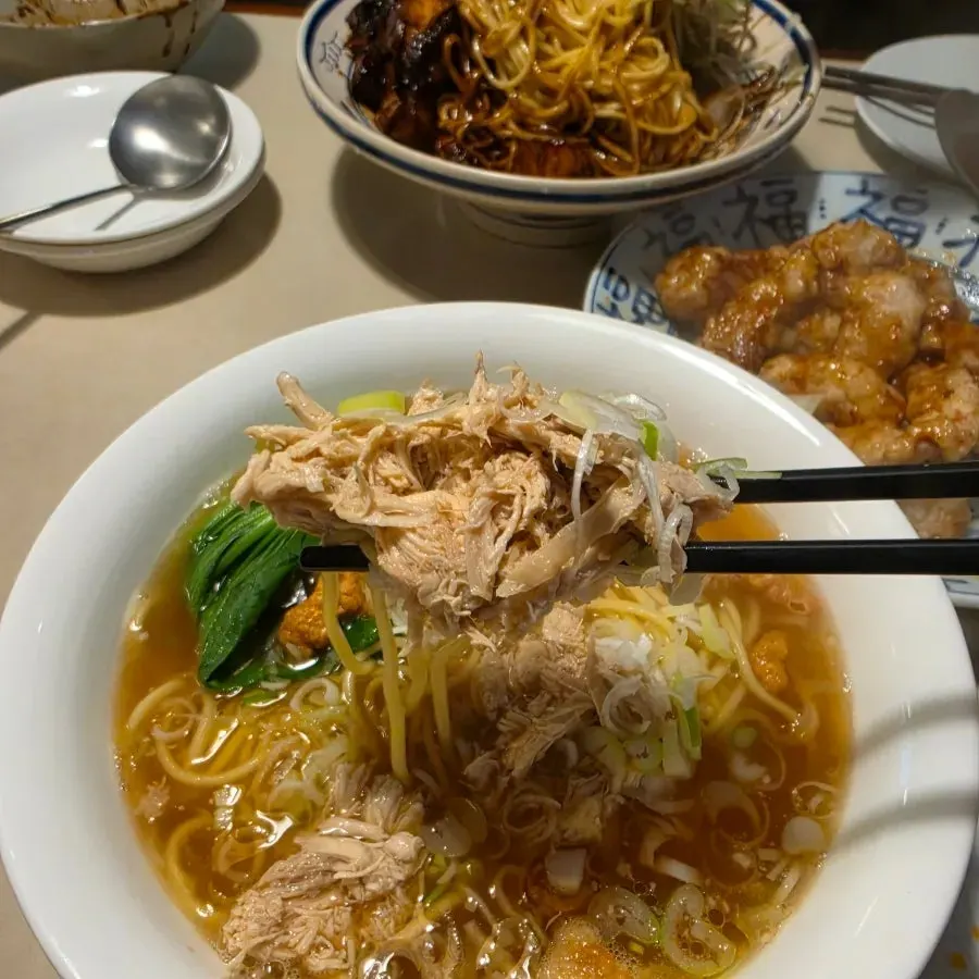 비벼낸 전복짜장면 한 그릇