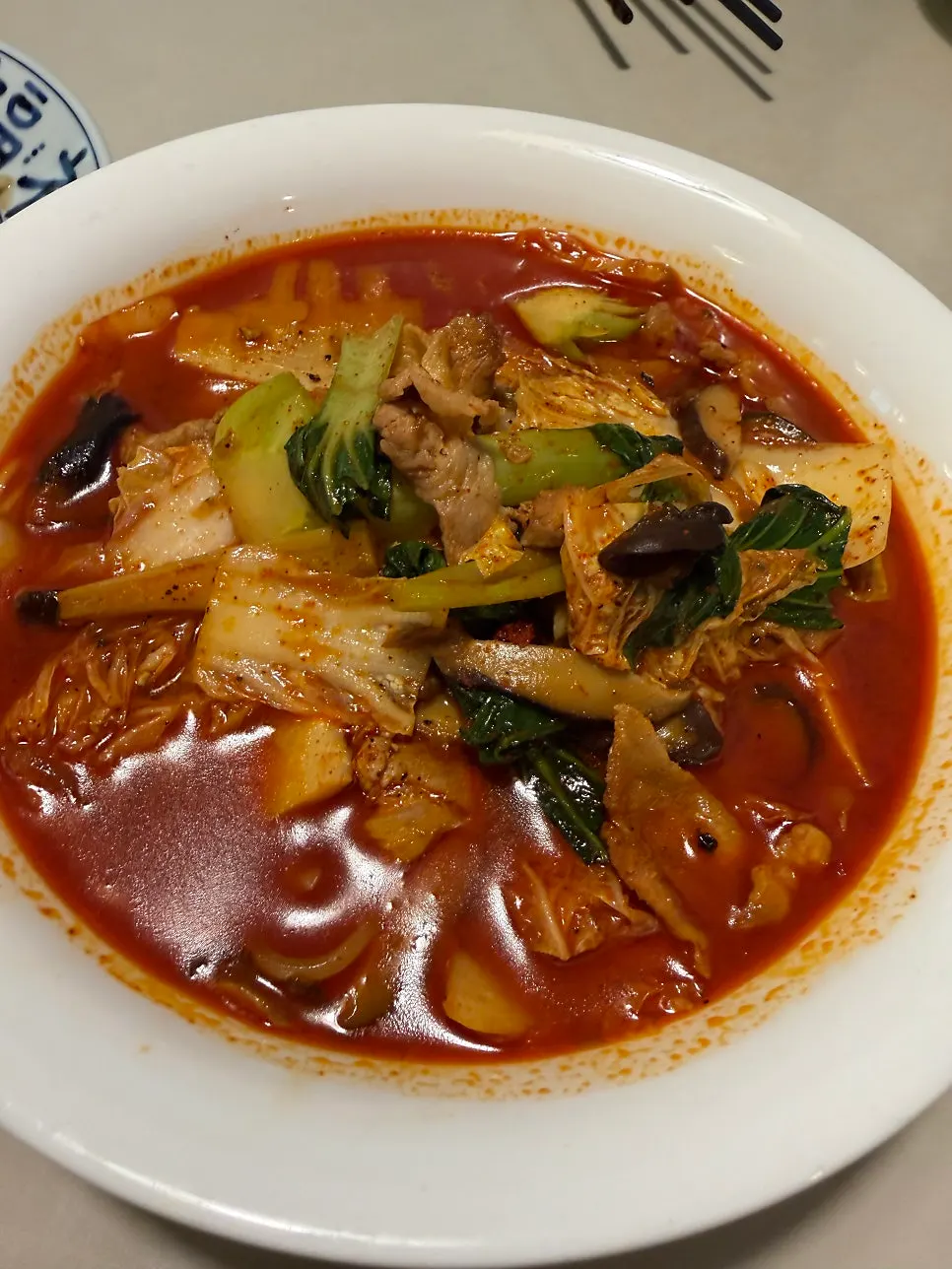보보식당 고기 짬뽕 한 그릇