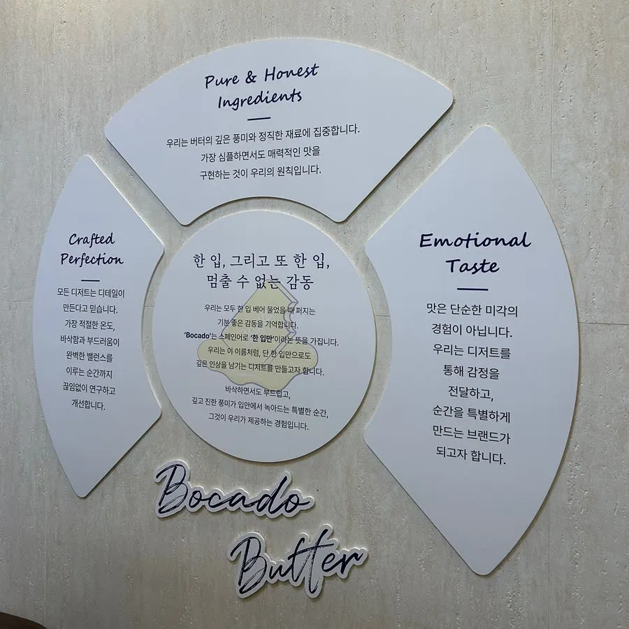 버터 콘셉트의 보카도버터 매장 소품
