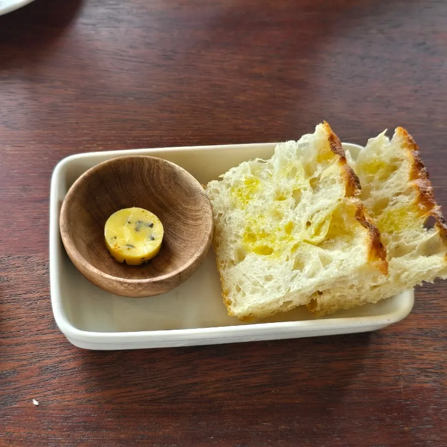 Sweet corn soup with visible kernel texture