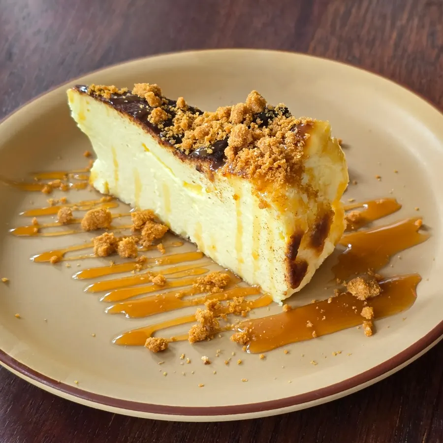 Cheesecake served as today's dessert