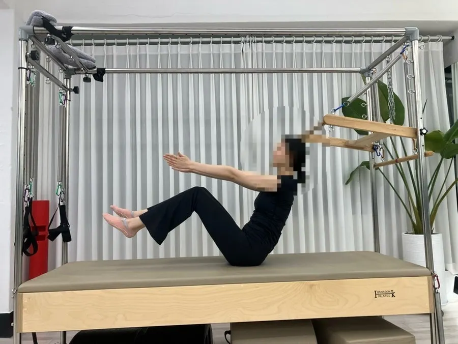 Pilates movement paced to the breath
