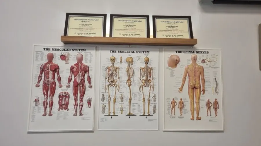 Body care process working from the toes through the whole body