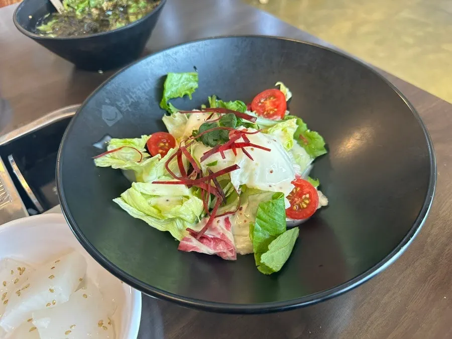 쭈치파 세트와 함께 나온 곁반찬