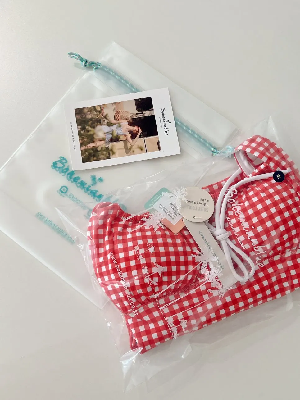 Bohemian Blue swimsuit design introduction
