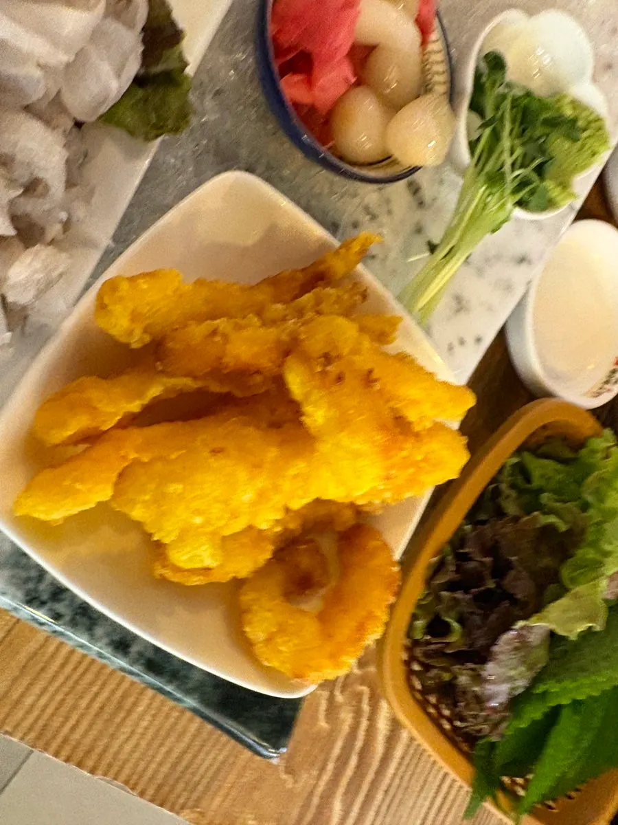 Crunchy flounder sekkoshi sashimi