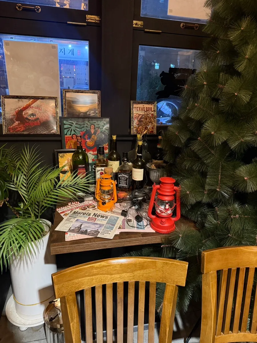 Area around the Rustic Smokehouse entrance