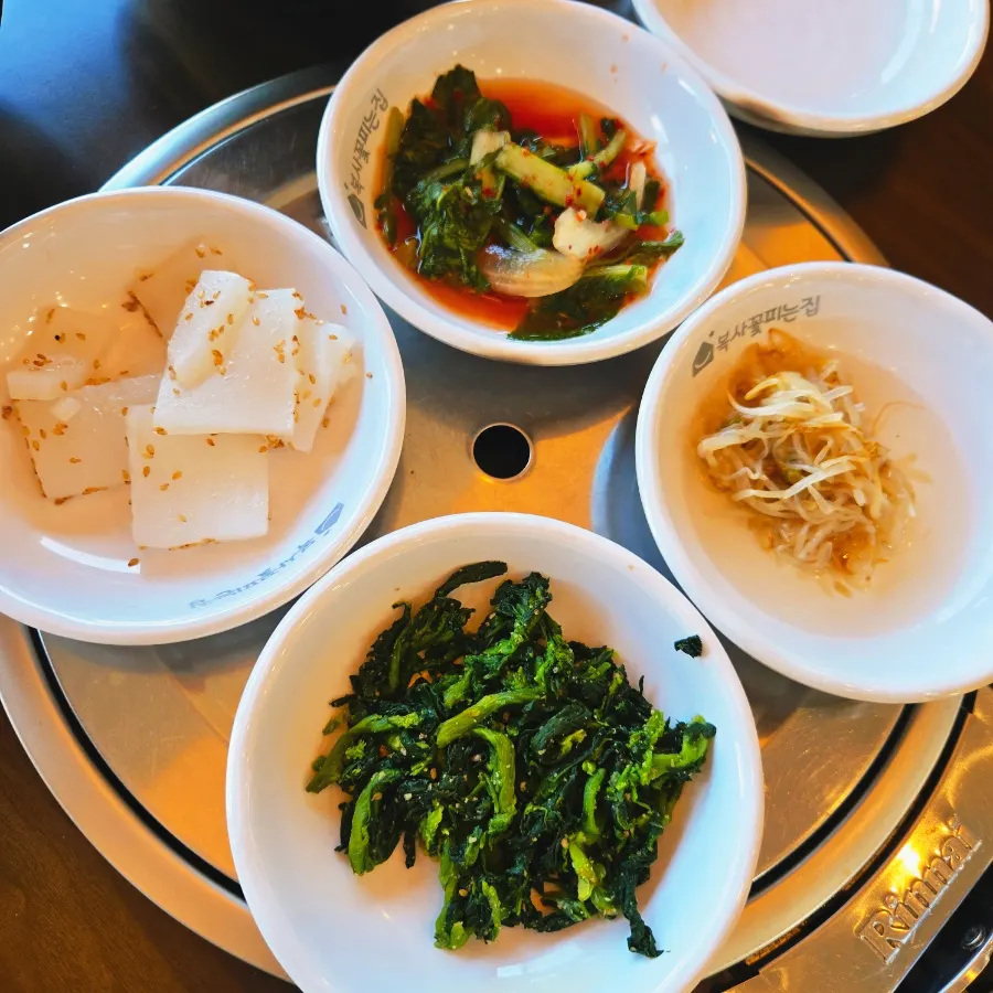 Four homestyle side dishes