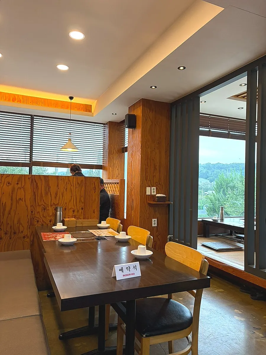 First-floor hall already more than half full even for an early dinner