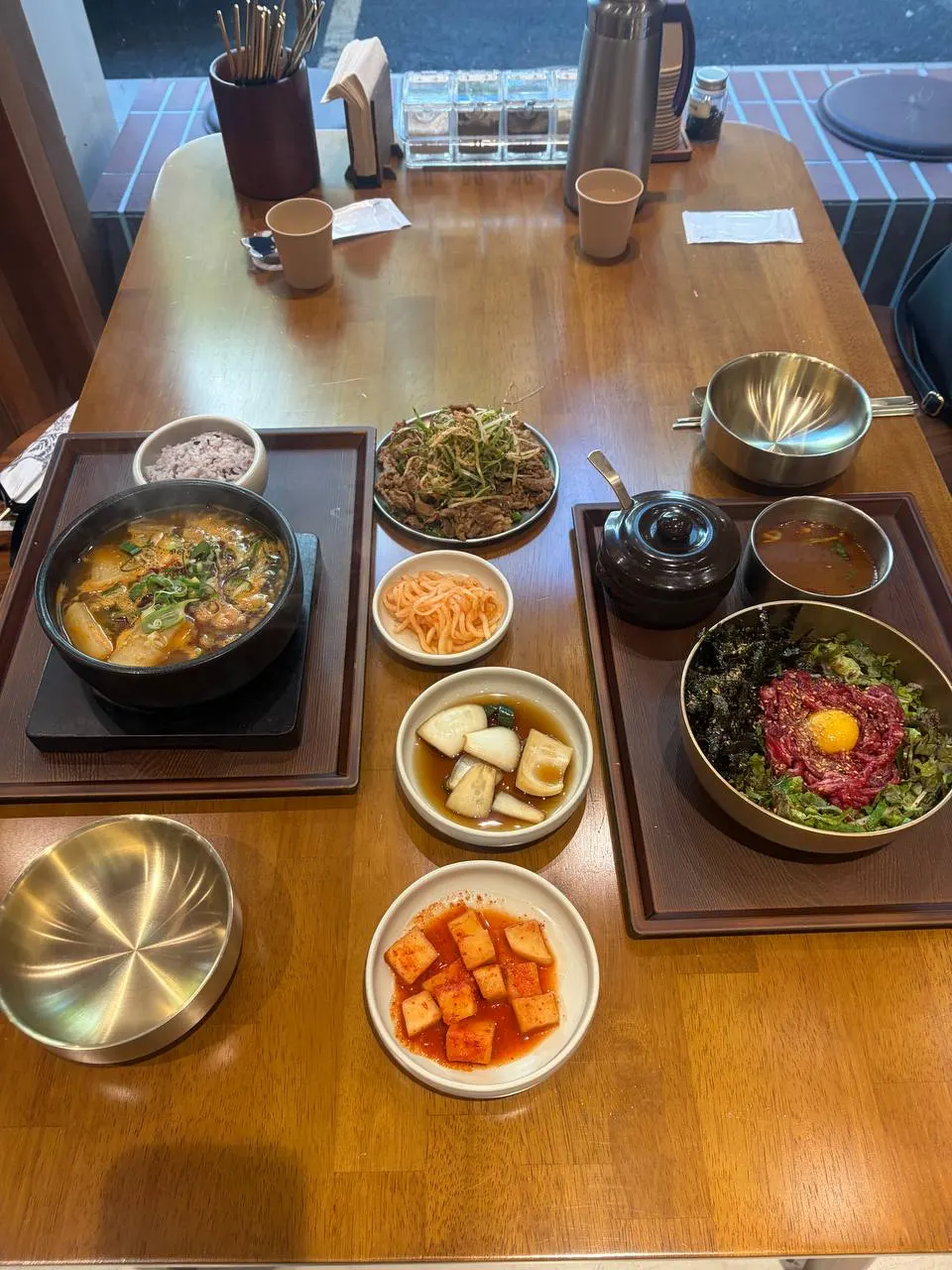 복산해장 남구신정점 한식 한 상 전경