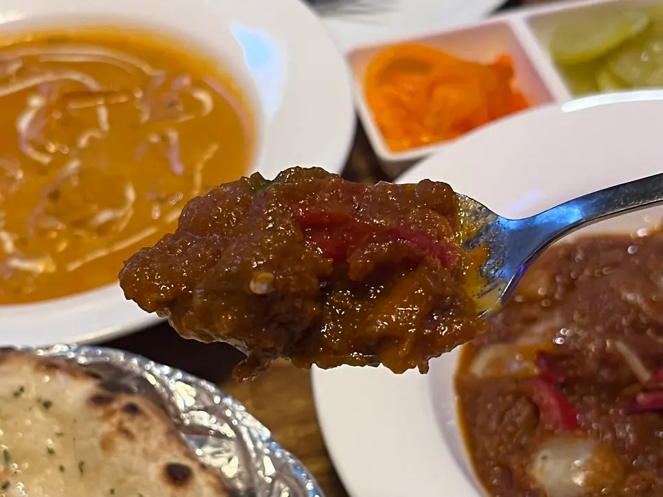 Karahi lamb curry loaded with vegetables